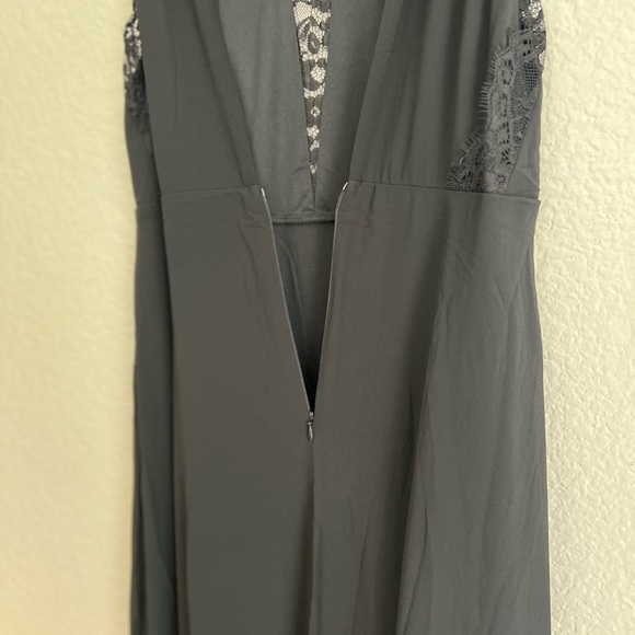 NWOT Romantic Mood Black Lace Sleeveless Maxi Dress - Picture 7 of 9
